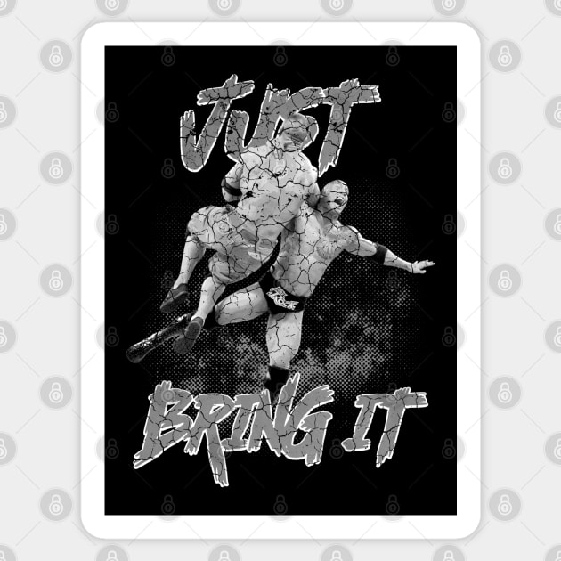 vintage just bring it crack plastisol Sticker by RickyMah Endra